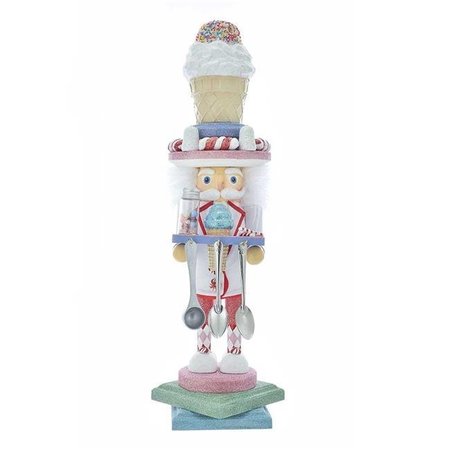 HOLLYWOOD NUTCRACKERS Hollywood Nutcrackers HA0404 19 in. Ice Cream Nutcracker HA0404